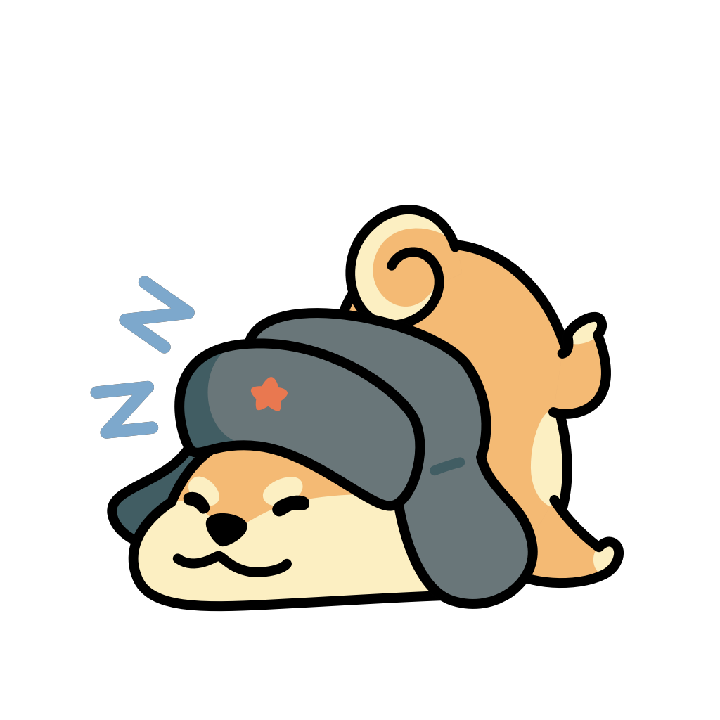 Shapka asleep